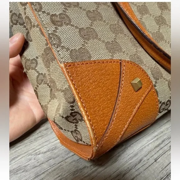 Gucci Tan and Brown Tote Bag - Picture 10 of 13